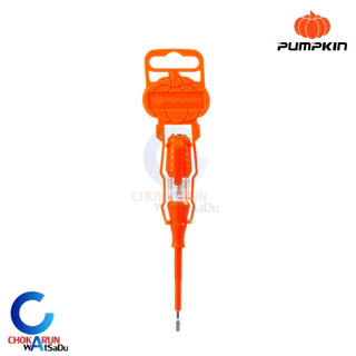 Pumpkin ไขควงลองไฟ 17880 / PTT-PTV ไขควงเช็คไฟ ปากแบน 3mm.x140mm.