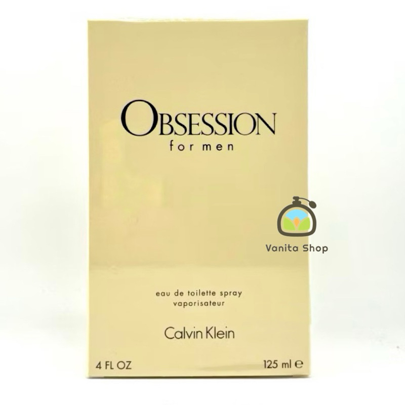 น้ำหอม แท้ 100% CK Obsession for Men EDT 125 ml. กล่องซีล