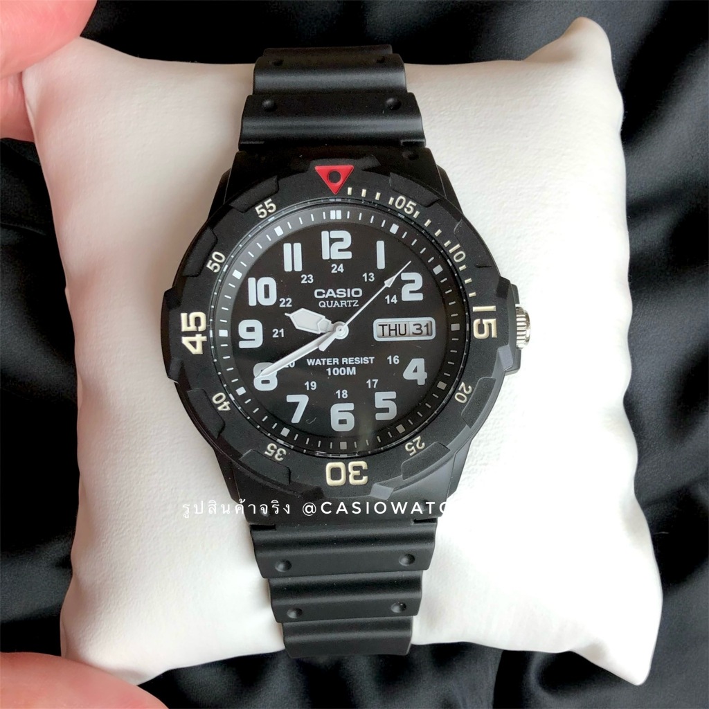 CASIO นาฬิกาข้อมือ ของแท้ CMG รุ่น MRW-200H-1B / MRW-200HD-1B  รับประกันศูนย์เซ็นทรัล 1 ปีเต็ม