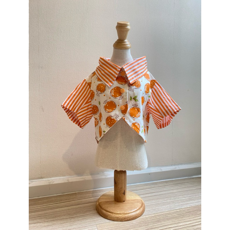❌SALEเสืัอสัตว์เลี้ยงลายทางส้ม🍊
