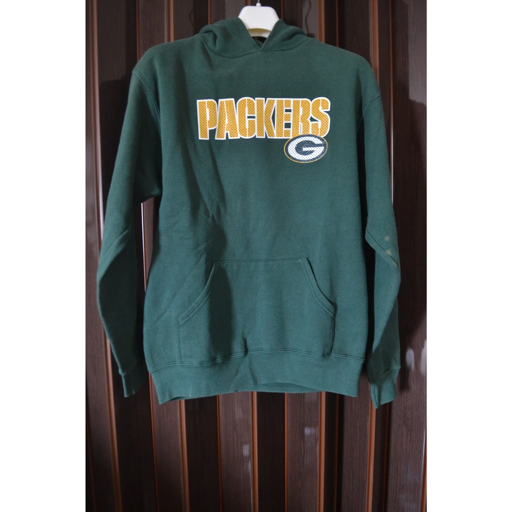 Green Bay Packers NFL Sweatshirt Large Green Hoodie M
