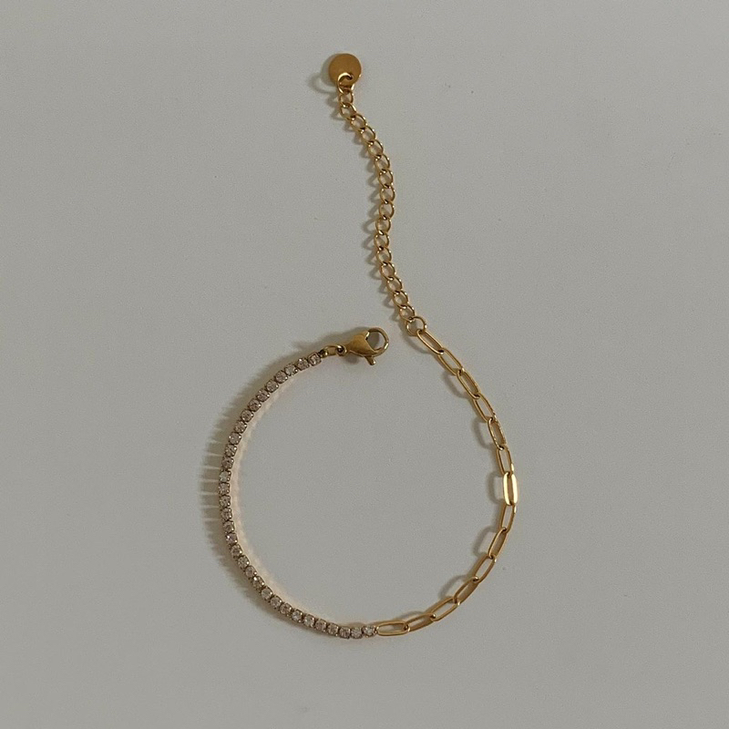 HER OBJECTIVE_HER GRACE HALF GRAM ON CHAIN BRACELET