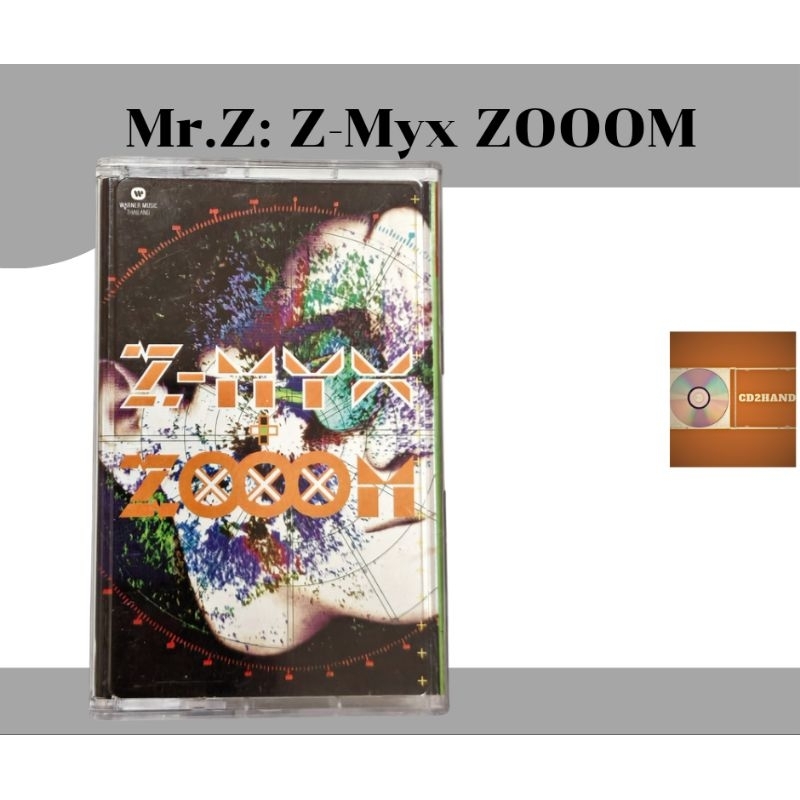 เทปคาสเซ็ท เทปเพลง tape cassette Mr.z z-myx อัลบั้ม Zooom ค่าย Warner music