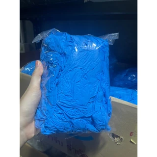 ถุงมือ ไนไตร สีฟ้า งานแพค 100 ชิ้น งานใหม่