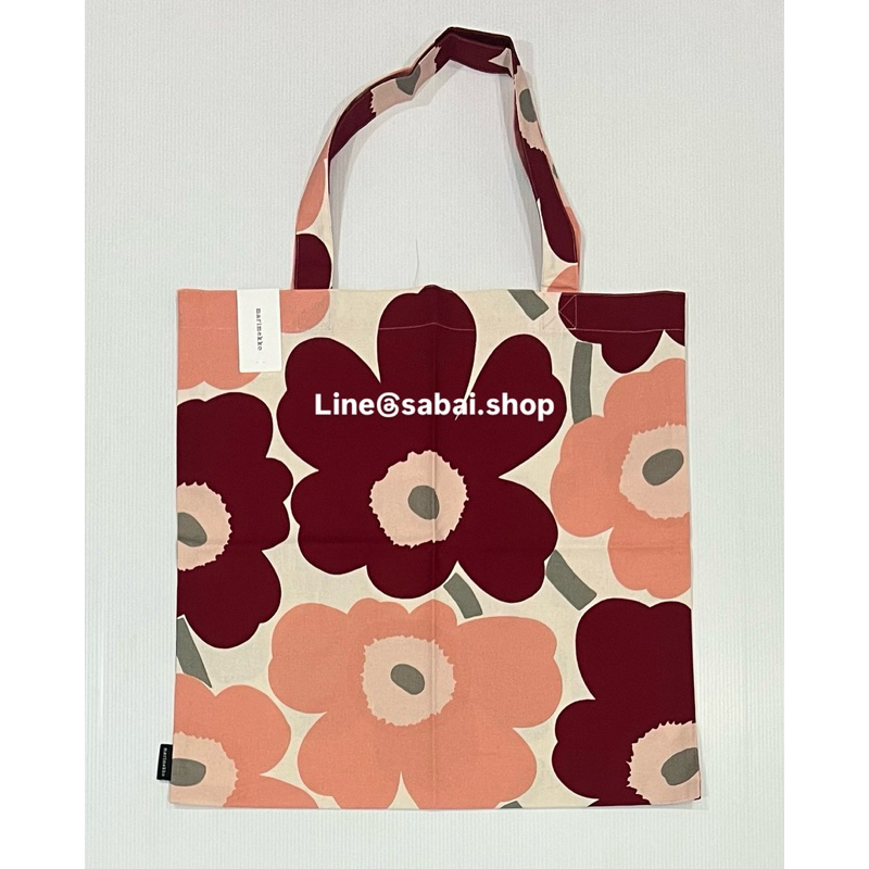 (ใส่ code>>15DD300ลด15%)Marimekko Totebag ของแท้100% หลายลายพร้อมส่ง