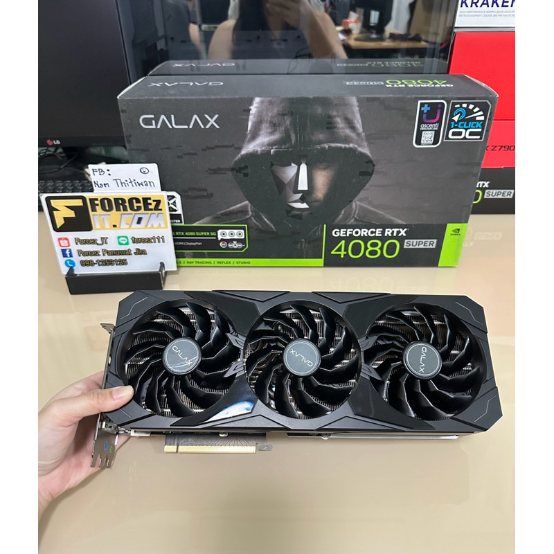 🍎VGA GALAX GEFORCE RTX 4080 SUPER SG 1-CLICK OC มือสอง