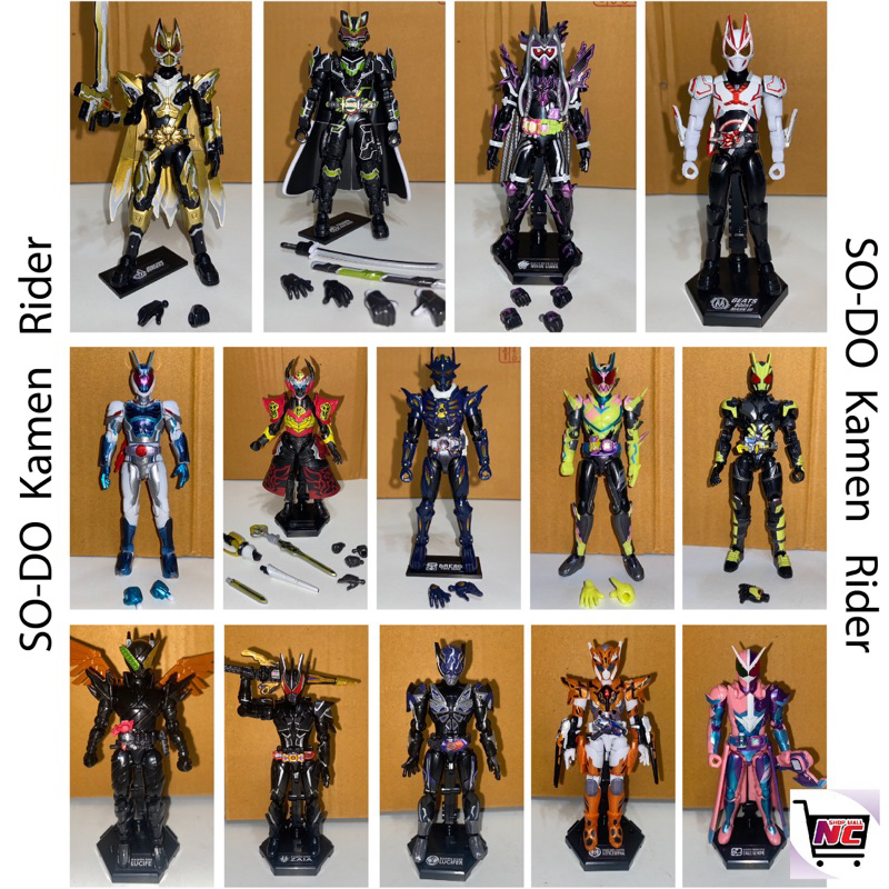 SODO Kamen Rider รวมๆหลายๆซีรี่ย์ มาสค์ไรเดอร์ geat gotchad kuuga revice zero one built faiz