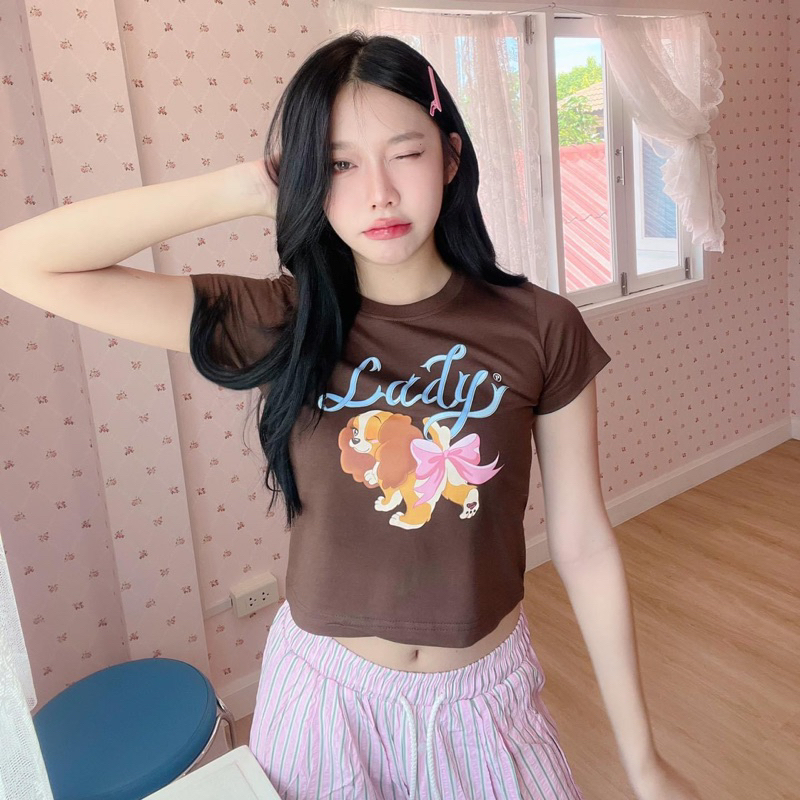 New✨เสื้อ Baby tee & Oversize | Pretty Lady 🪞💗🎀