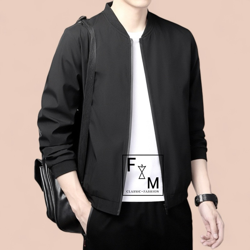[สินค้ามาใหม่ พร้อมส่ง]065เสื้อแจ็คเก็ตผ้าไมโครซัปผ้าร่มงานคุณภาพ เนื้อไมโครกันแดด กันลม