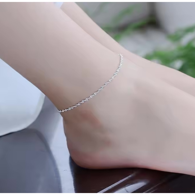สร้อยข้อเท้าเงินแท้ 925  SA24