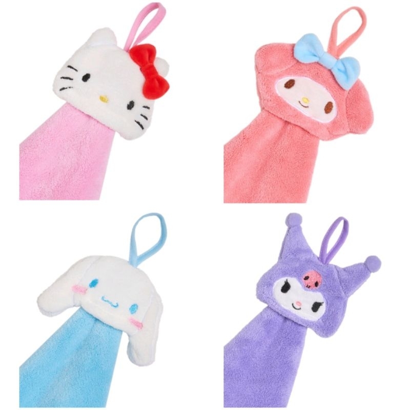 ผ้าเช็ดมือ Sanrio ขนาด 10x10 นิ้ว ผ้านุ่ม ซึบซับน้ำดี ของแท้100% พร้อมส่ง - รูปที่ 2