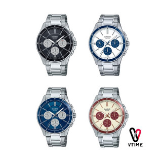 CASIO นาฬิกาผู้ชาย รุ่น MTP-1374D-1A3 | MTP-1374D-2A3 | MTP-1374D-5A2 | MTP-1374D-7A2