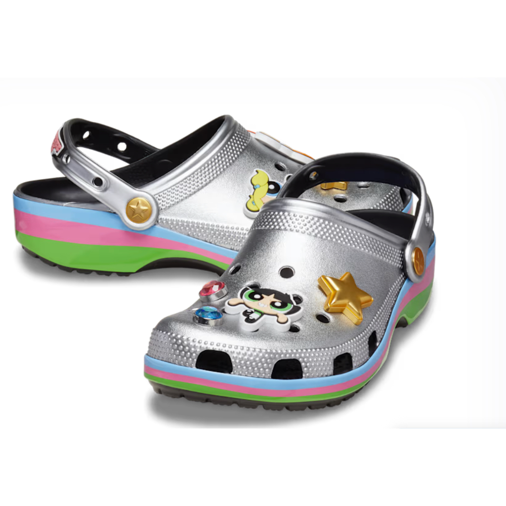 🇰🇷Crocs Classic Metallic Clog Silver /Powerpuff Girls  Crocs KEITH HARING CLASSIC CLOG / - preordero