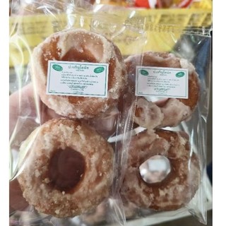 โดนัทเกลียวนิ่มเคลือบน้ำตาลโดนัทชุด 5 ชิ้น