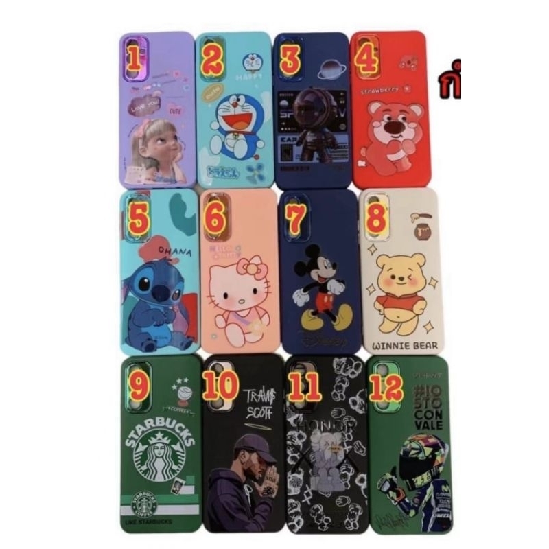 {ส่งจากไทย}🔥New🔥เคสกำมะหยี่การ์ตูนกันกล้องลายน่ารัก  [ถ่ายจากงานจริง] Tacno Pop5lite