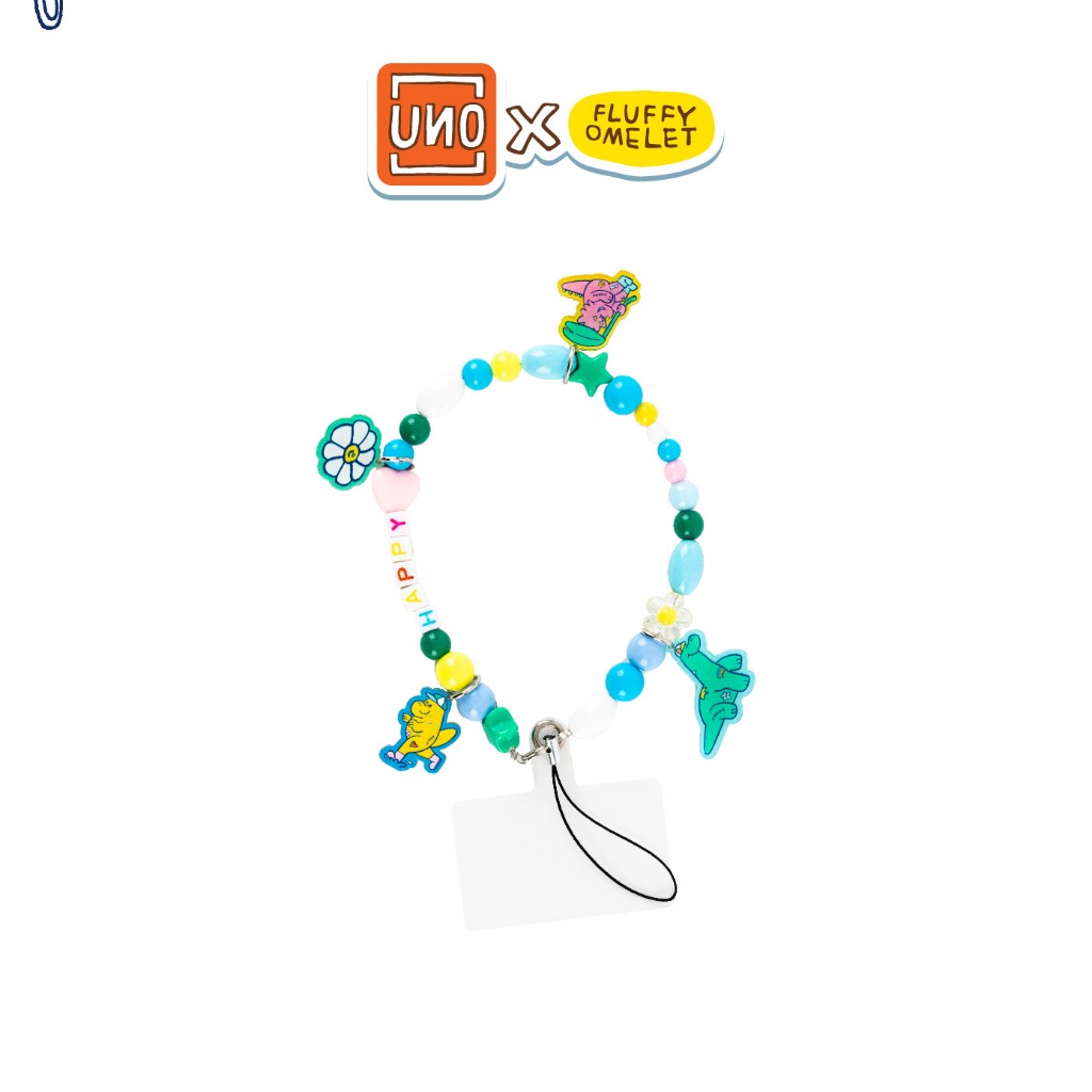 UNO ที่ห้อยมือถือ สำหรับคล้องโทรศัพท์มือถือ อุปกรณ์อื่นๆ x FLUFFY OMELET