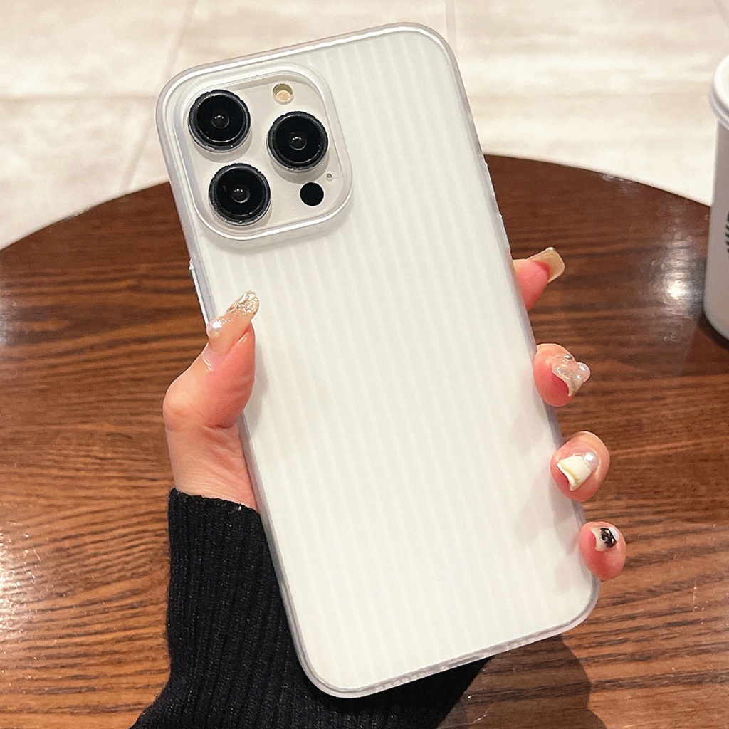 เคสมือถือ เคส For iPhone 13 11 15 12 14 16 Pro Max 15 Plus 15 Promax พื้นผิวด้าน โปร่งแสง กันรอยขีดข่วน หรูหรา