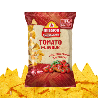 แป้งกรอบ ตอร์ติยา นาโช่ ไสตล์เม็กซิกัน Crispy Tortilla Nachos Chips Mission 65g