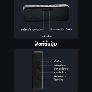 【ลาดกระบัง สินค้ามีในสต็อก】SODLK TX6 30W ลำโพงบลูทู ธ ไร้สายเบสลึก TWS โหมดลำโพงกันน้ำ IPX7