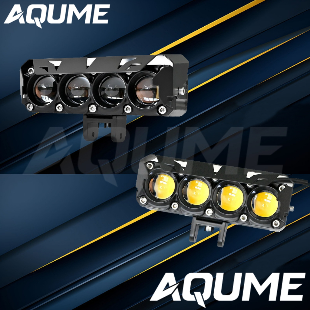 ไฟมอเตอร์ไซค์ Led ไฟหน้ามอเตอร์ไซค์ universal ไฟสปอร์ตไลท์ led 12v ไฟสปอร์ตไลท์มอเตอร์ไซค์ พัดลมเย็นคู่ อลูมิเนียมผสม