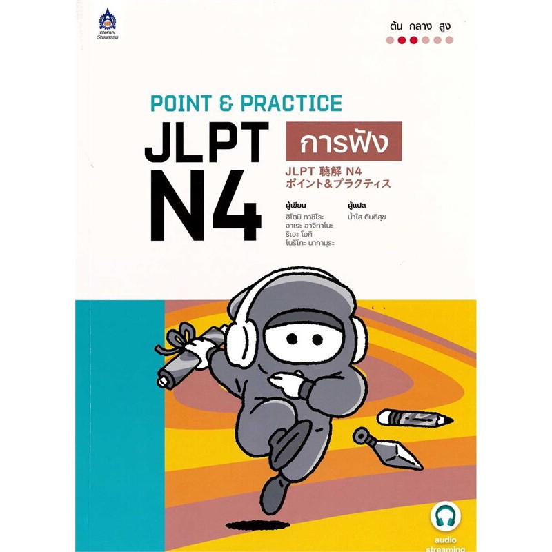 9789744438539 POINT & PRACTICE JLPT N4 การฟัง ฉบับ AUDIO STREAMING