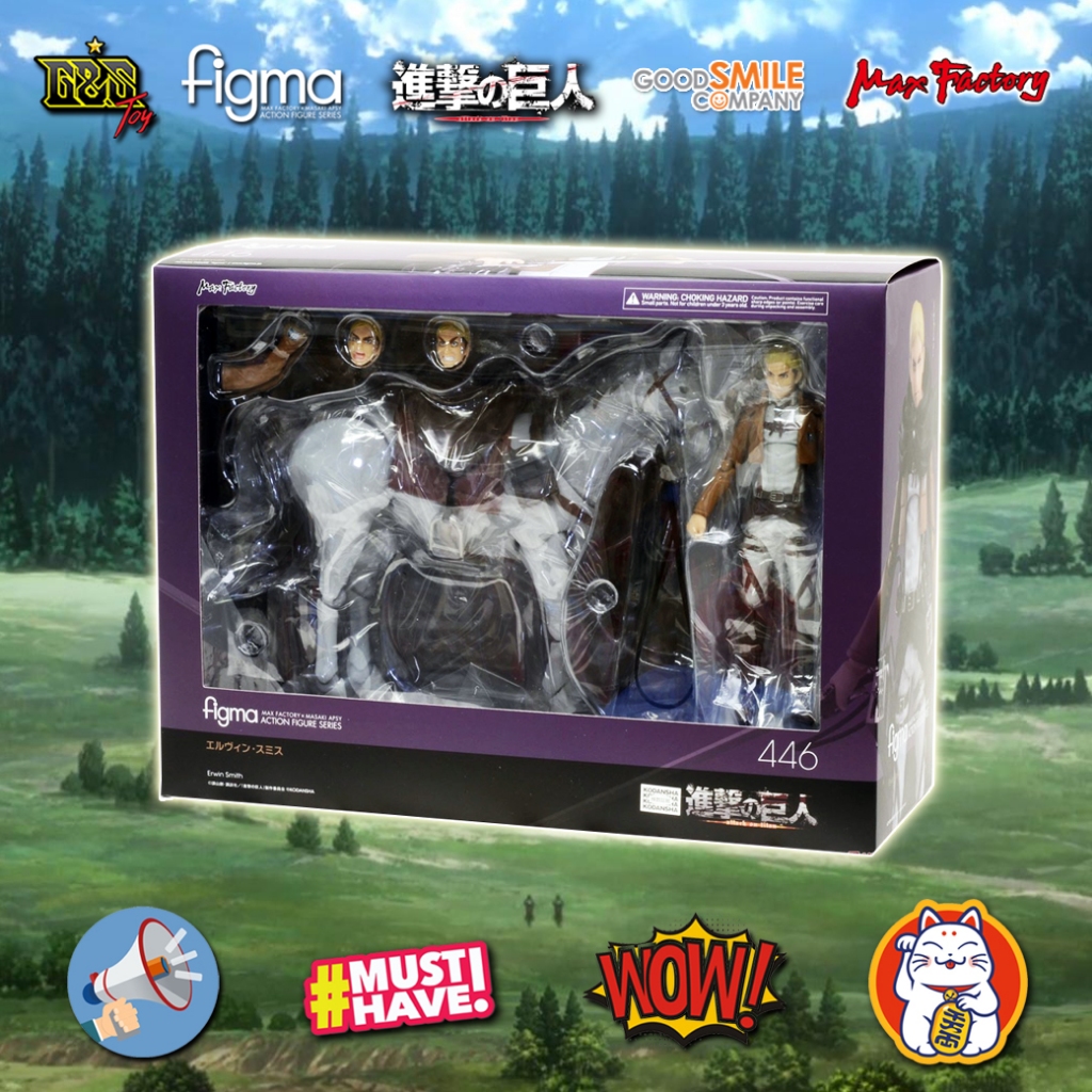 Figma 446 Erwin Smith จากเรื่อง Attack on titan / Shingeki no Kyojin / ผ่าพิภพไททัน