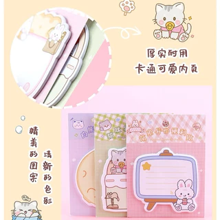 กระดาษโน๊ต ลายพิเศษ โพสติด post if สวย น่าสะสม แมว กระต่าย หมี diy ตกแต่ง โต๊ะทำงาน สมุด หนังสือ กระดาษโน้ต เกาหลี etax