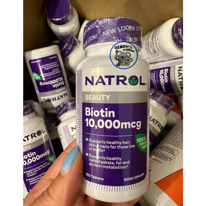 Natrol Biotin 10,000 mcg.