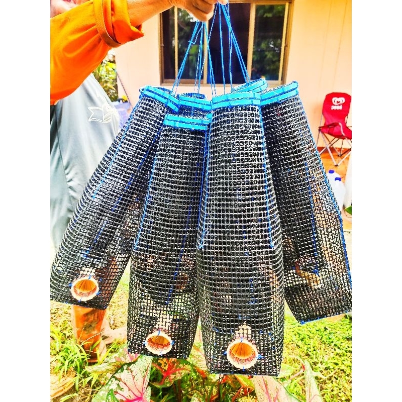 ชุดทดลอง 5 ลูก  170 บาท(งาไม้ไผ่)ตุ้มดักปลาไหล/ที่ใส่ปลาไหล/ อิจู้ดักปลาไหล