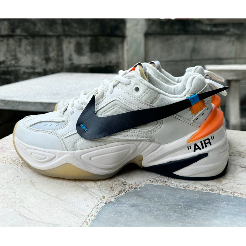 Nike M2K Tekno “Off White” แท้ 👟✨ 37.5/23.5cm มือสอง