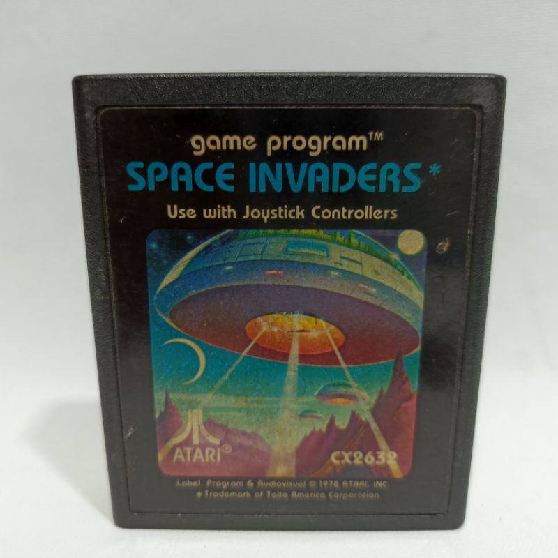 ตลับ Atari และ Atari2600 เกม Space invaders