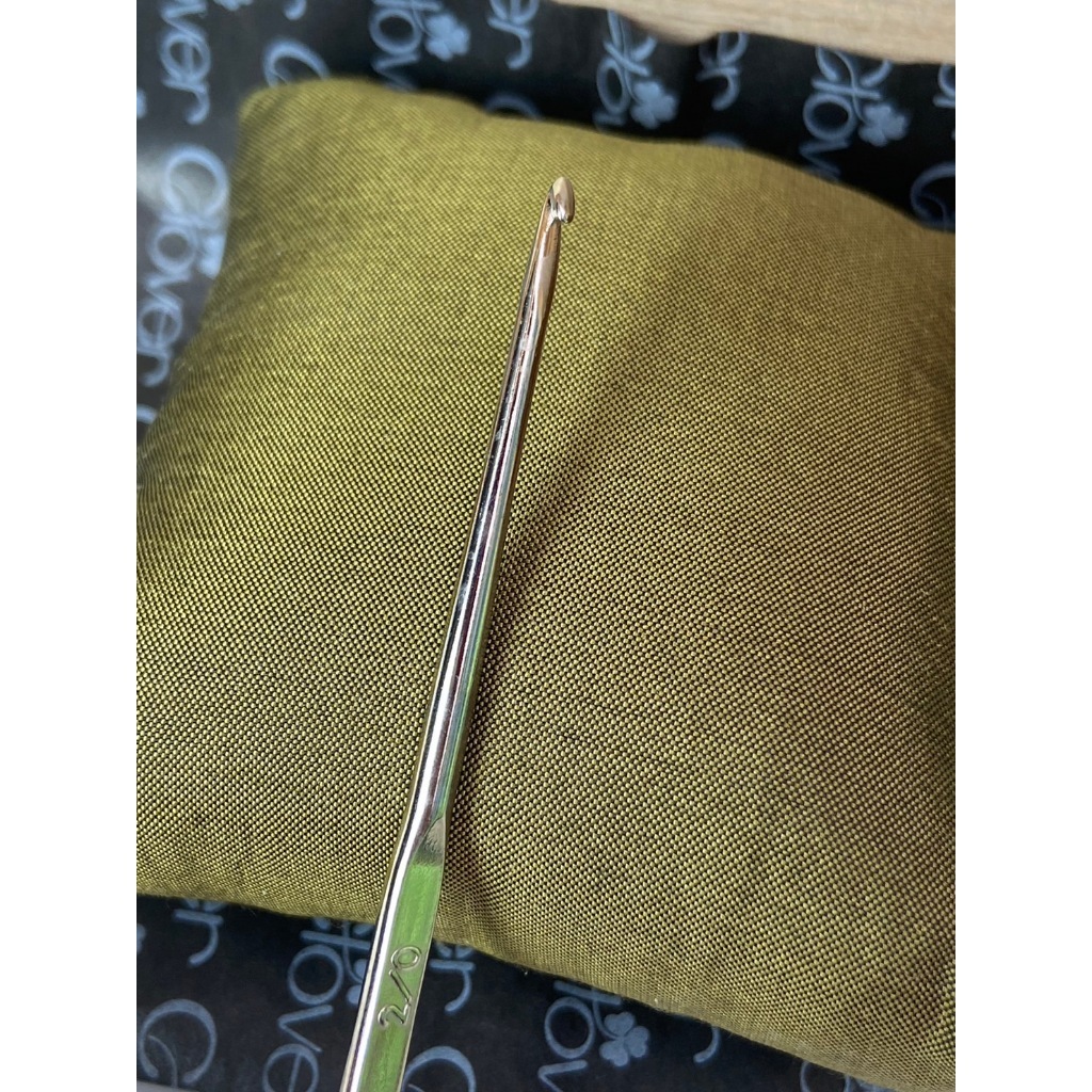 Clover - เข็มโครเชต์สแตนเลสทั้งด้าม Crochet Hooks Nickelled Steel  Made In Japan - รูปที่ 6