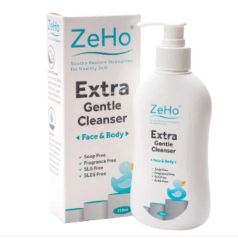 Zeho extra gentel cleanser  เซโฮ เอ๊กซ์ตร้า เจลเทิ้ล คลีนเซอร์ 50ml/250ml