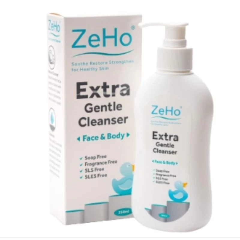 Zeho extra gentel cleanser เซโฮ เอ๊กซ์ตร้า เจลเทิ้ล คลีนเซอร์ 50ml/250ml