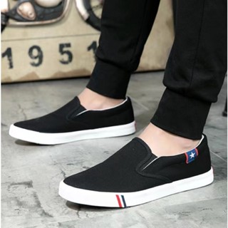 'Nadine.9 New รองเท้าผ้าใบผู้ชาย แบบสวม รองเท้าวิ่งสำหรับผู้…