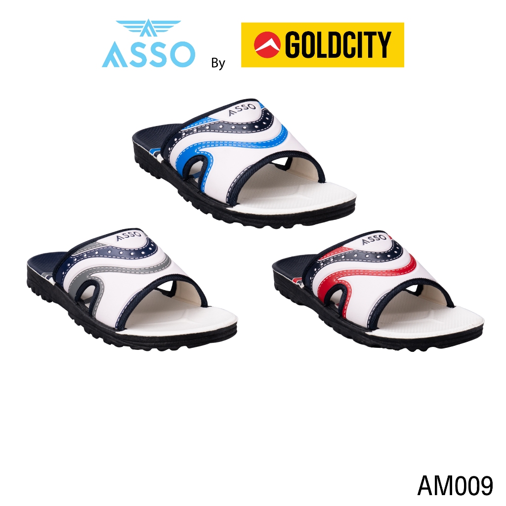 GOLDCITY รองเท้าแตะ ASSO กันลื่น รุ่น AM009 (40-44)