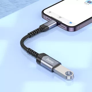 HOCO UA24 ตัวแปลงสัญญาณ iOS to USB / Type-C to USB OTG converter รองรับการชาร์จ ถ่ายโอนข้อมูล แฟลชไดรฟ์ hc5