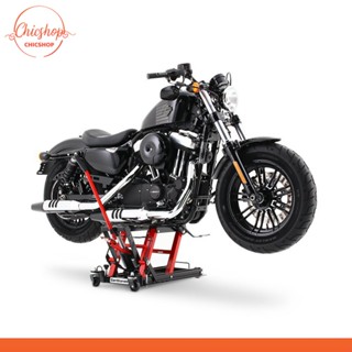 chishop ลิฟท์ยกมอเตอร์ไซค์ 680kg. สีดำแดง ใช้งานง่าย แข็งแรง…