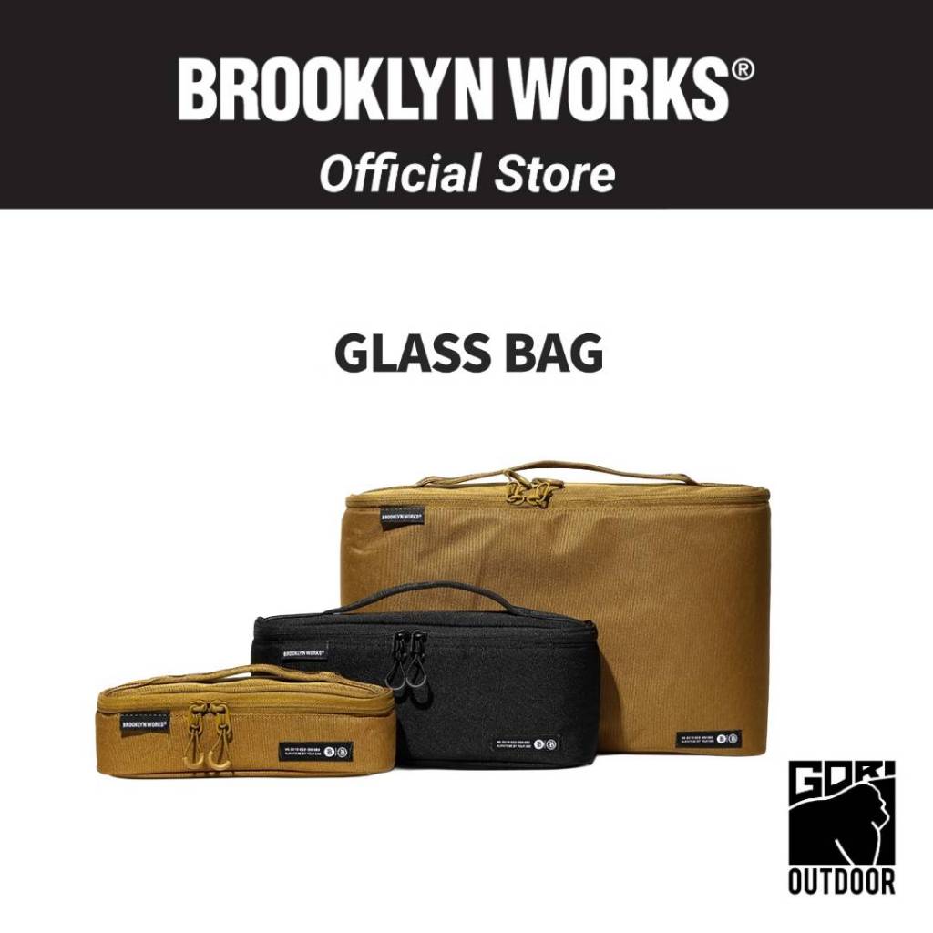 [ New Arrival ] Brooklyn Works Glass Storage Bag