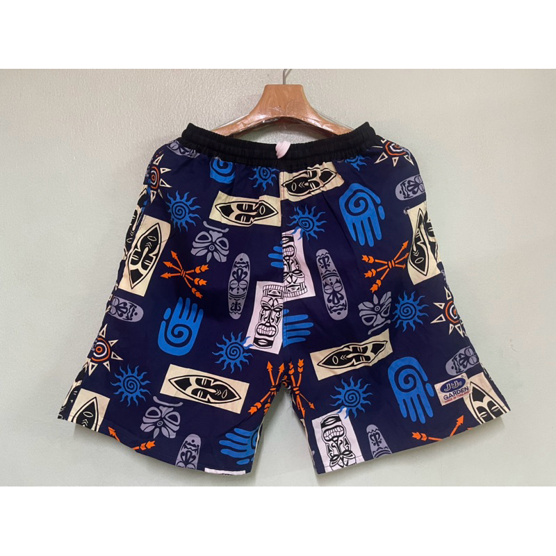 กางเกงเจเจขาสั้นลายศิลป์หน้ากากมาใหม่สีสวยคลาสสิกหน้าใสครบไซร์ Size M L XL XXL