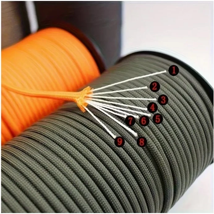 เชือกพาราคอร์ด Paracord 4 มม 9 แกน thumbnail 7