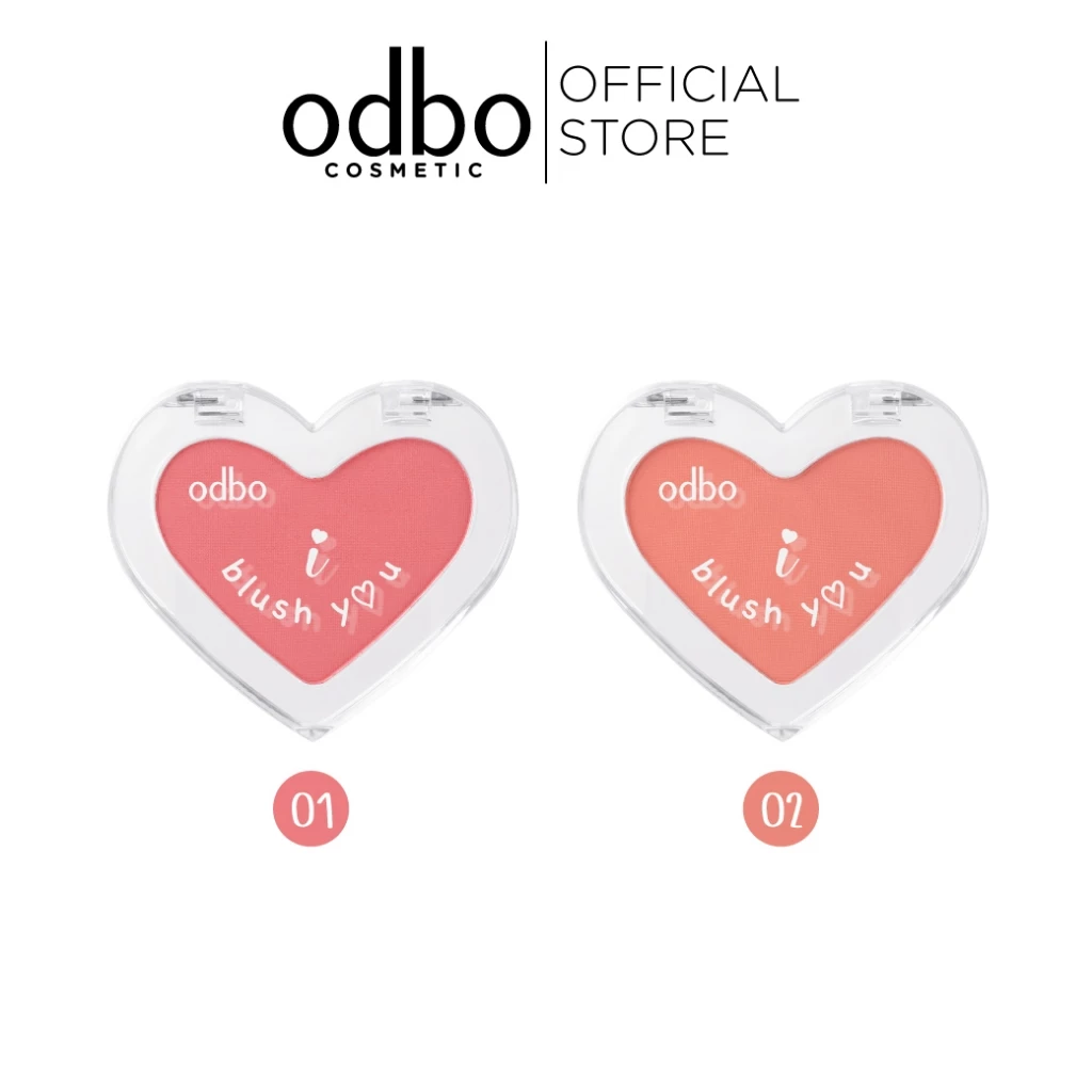 ODBO I BLUSH YOU OD1315 บลัชหัวใจ สีสวยละมุน