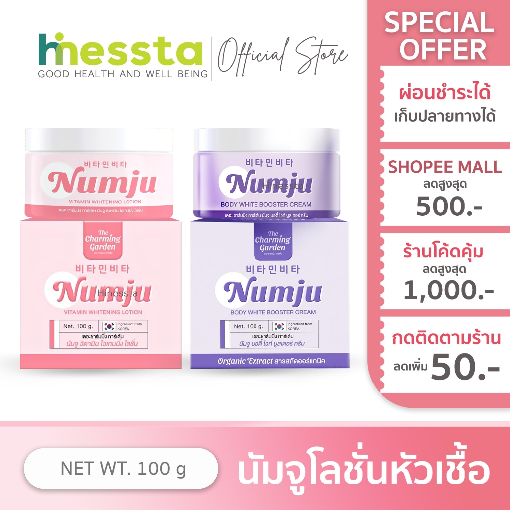 Numju Vitamin Lotion นัมจู โลชั่น ครีมนัมจู ครีมหัวเชื้อ วิตามิน เกาหลี โลชั่น บูสเตอร์ กลิ่นหอม