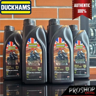 💥ของแถมทุกออเดอร์💥น้ำมันเครื่อง Duckhams  5W40 5W50 สำหรับ Scooter ปริมาณ 1 ลิตร น้ำมันเครื่องสังเคราะห์แท้ 100%