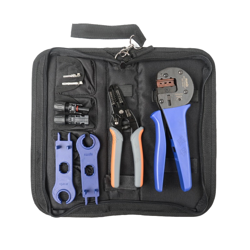 IWISS MC4 tool ชุดคีมเข้าหัว MC4