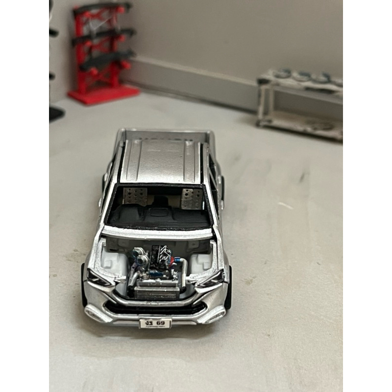 โมเดลรถกระบะเรซิ่นปริ้น3มิติ isuzu d max  ขนาด 1/64