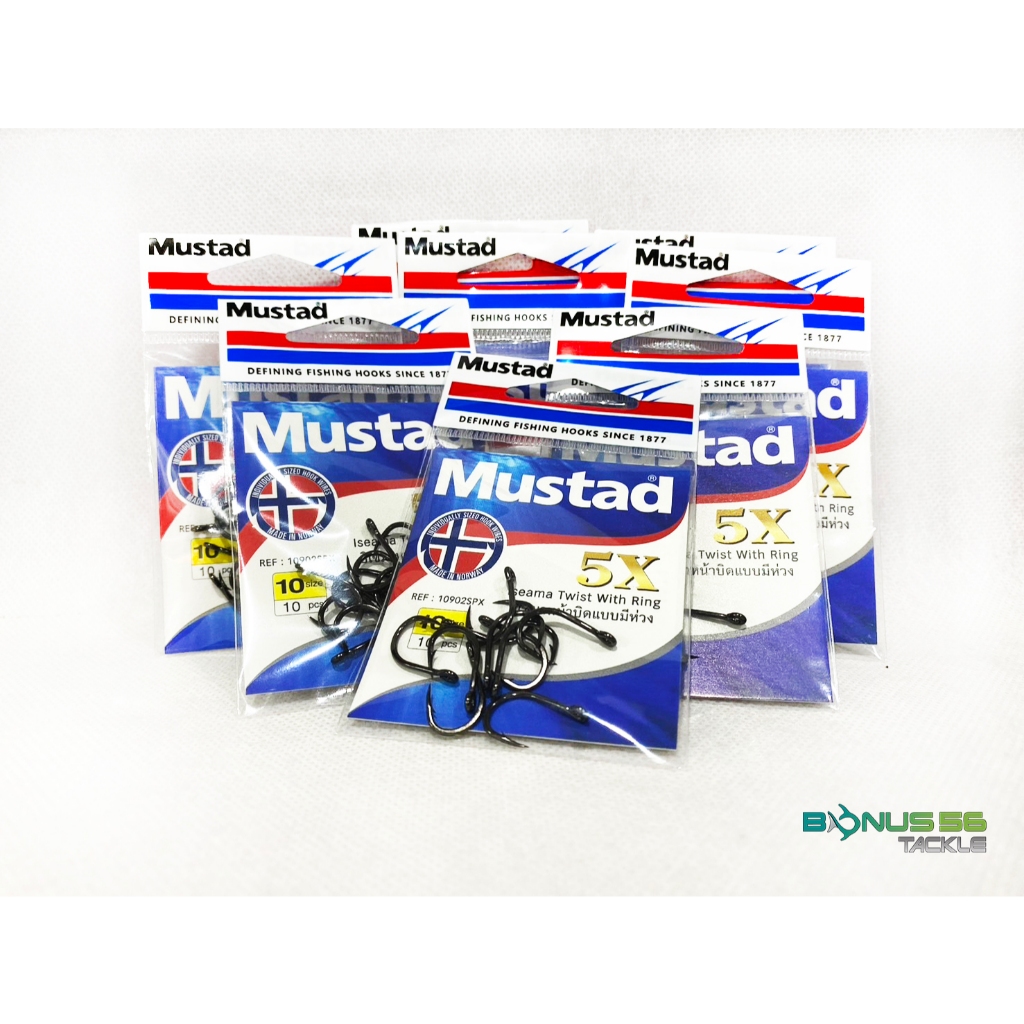 เบ็ด Mustad 10902 Isema twis ring ก้นห่วง แข็งแรง