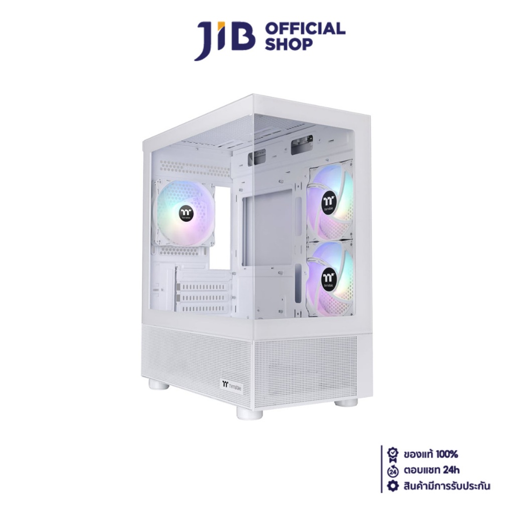 CASE (เคส) THERMALTAKE VIEW 170 TG ARGB SNOW (WHITE) (MICRO-ATX)