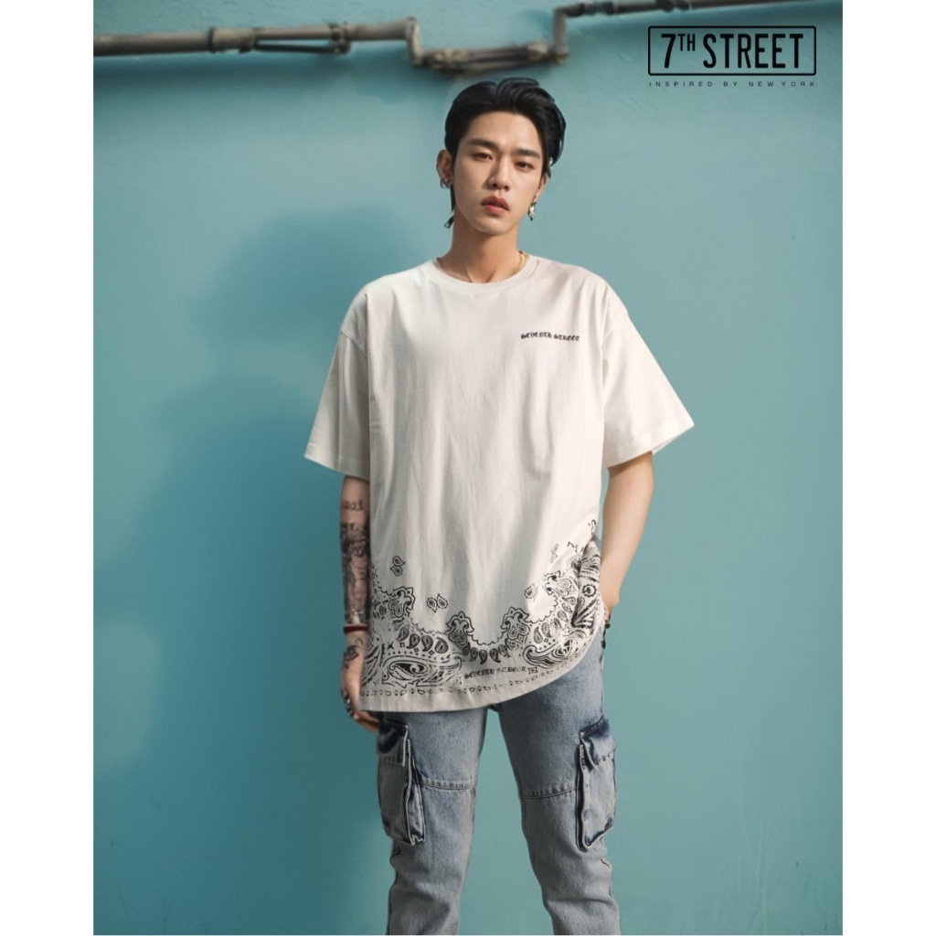 7th Street เสื้อยืดแบบโอเวอไซส์  (Oversize) รุ่น OC-POL001