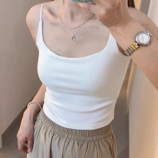 สายเดี่ยวผ้าเรยอน ไร้รอยต่อ สวยงาม สุดเซ็กซี่ แฟชั่นฤดูร้อน สําหรับผู้หญิงH9400